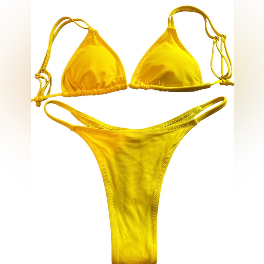 NWOT YELLOW BIKINI SETS